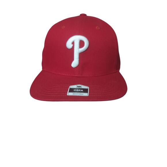 Philadelphia Phillies Men’s Baseball Hat Cap Red SnapBack Adjustable NEW - Picture 1 of 10